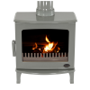 Carron ECO Stove 5kW SE - Sage Green Enamel