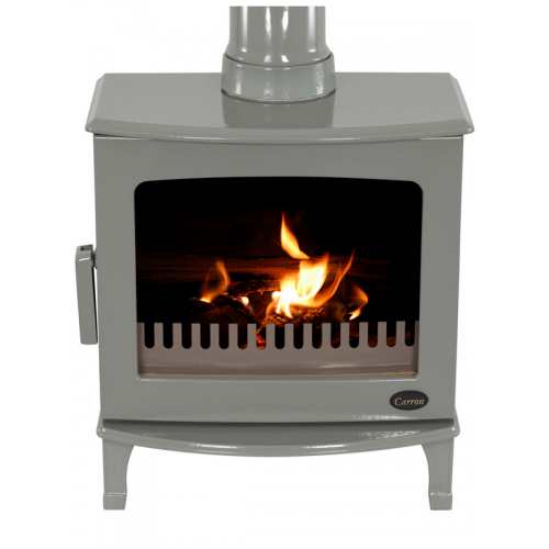 Carron ECO Stove 5kW SE - Sage Green Enamel - Carron Woodburning & Multifuel Stoves