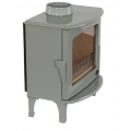 Carron ECO Stove 5kW SE - Sage Green Enamel Carron ECO Stove 5kW SE - Sage Green Enamel