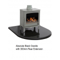 Black Granite Curved Stove Hearth 750 x 900mm Black Granite Curved Stove Hearth 750 x 900mm