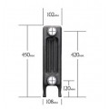 Edwardian 2 Cast Iron Radiator 450 High - 5 Section Edwardian 2 Cast Iron Radiator 450 High - 5 Section