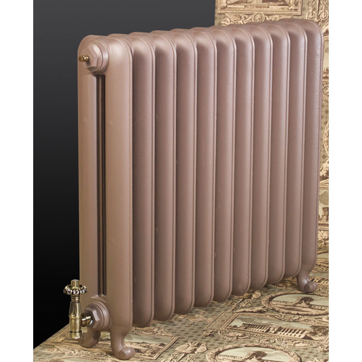 Bartholomew 740 Cast Iron Radiator - 18 Sections, 740 x 1321mm