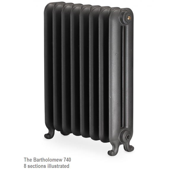 Bartholomew 740 Cast Iron Radiator - 29 Sections, 740 x 2108mm Bartholomew 740 Cast Iron Radiator - 29 Sections, 740 x 2108mm