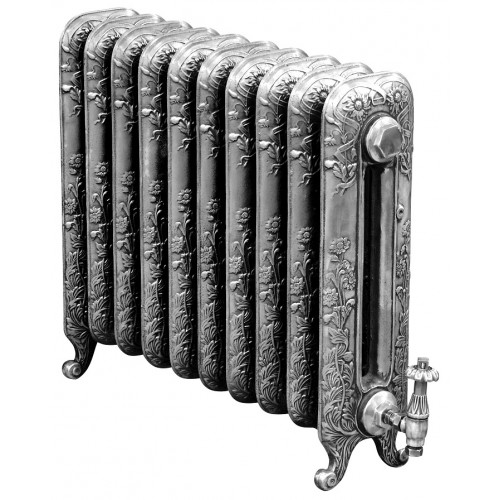 Daisy 595 Two-Column Cast Iron Radiator - 10 Sections, 595 x 694mm - The Daisy