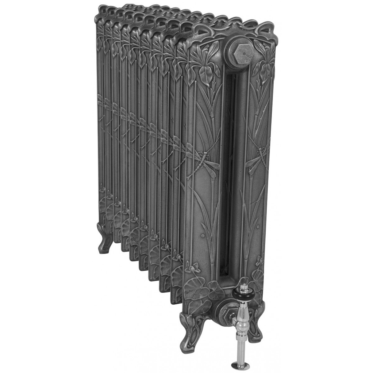 Dragonfly 790 Two-Column Cast Iron Radiator, 11 Sections, 790x 969mm