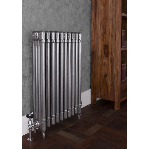 Deco 585 Single Column Cast Iron Radiator, 10 Sections, 585 x 520mm - The Art Deco