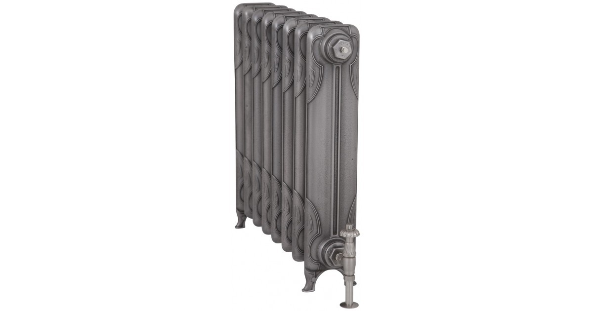Liberty 645 Art Nouveau Cast Iron Radiator, 11 Sections, free delivery