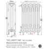 Liberty 2-Column 29-Section Cast Iron Radiator - 865 x 2383mm