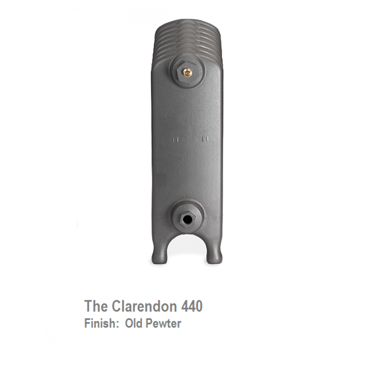 Clarendon 440 Cast Iron Radiator - 12 Sections, 440 x 812mm