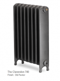 Clarendon 740 Cast Iron Radiator - 3 Sections, 740 x 228mm