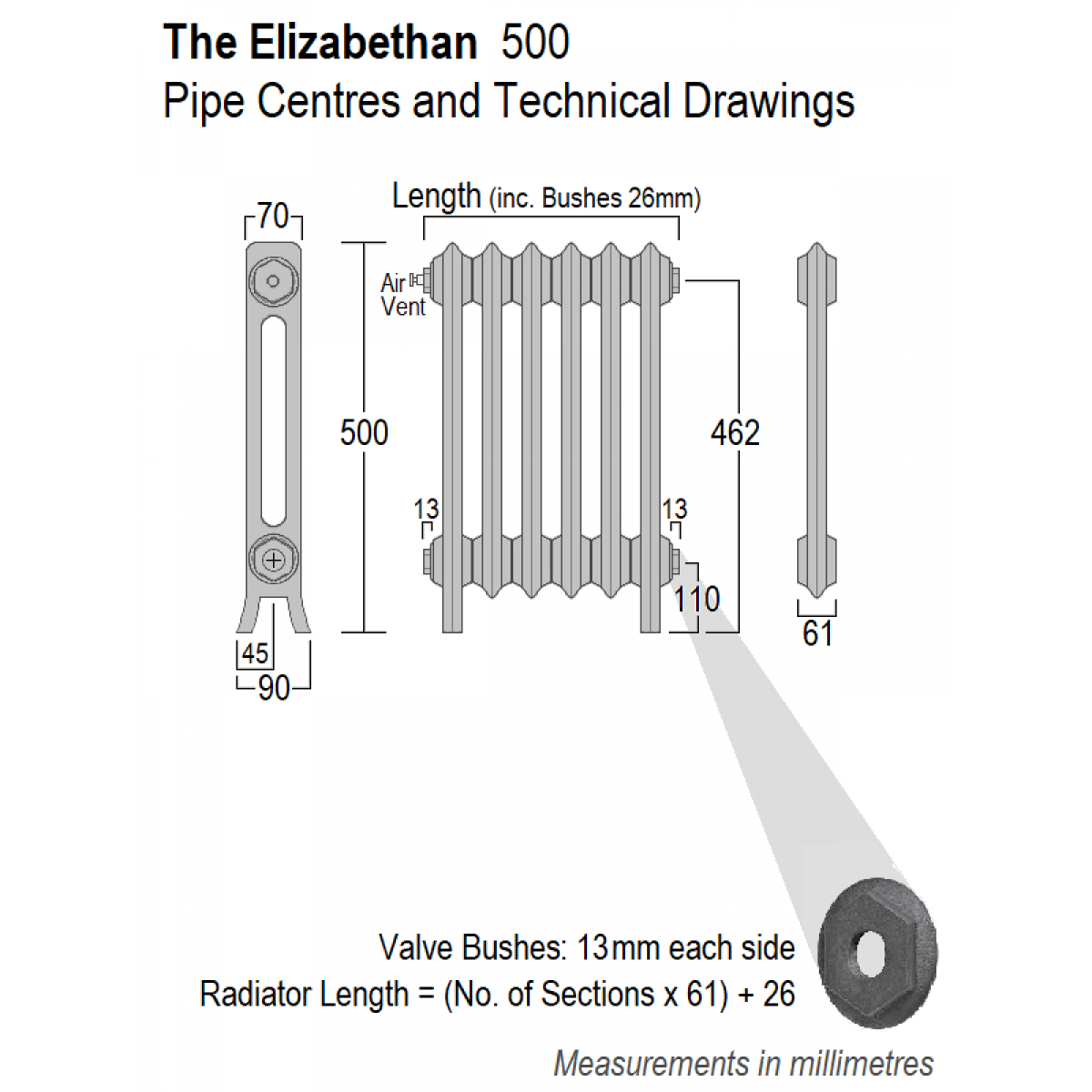 Elizabethan 500 x 453, 7 Sections