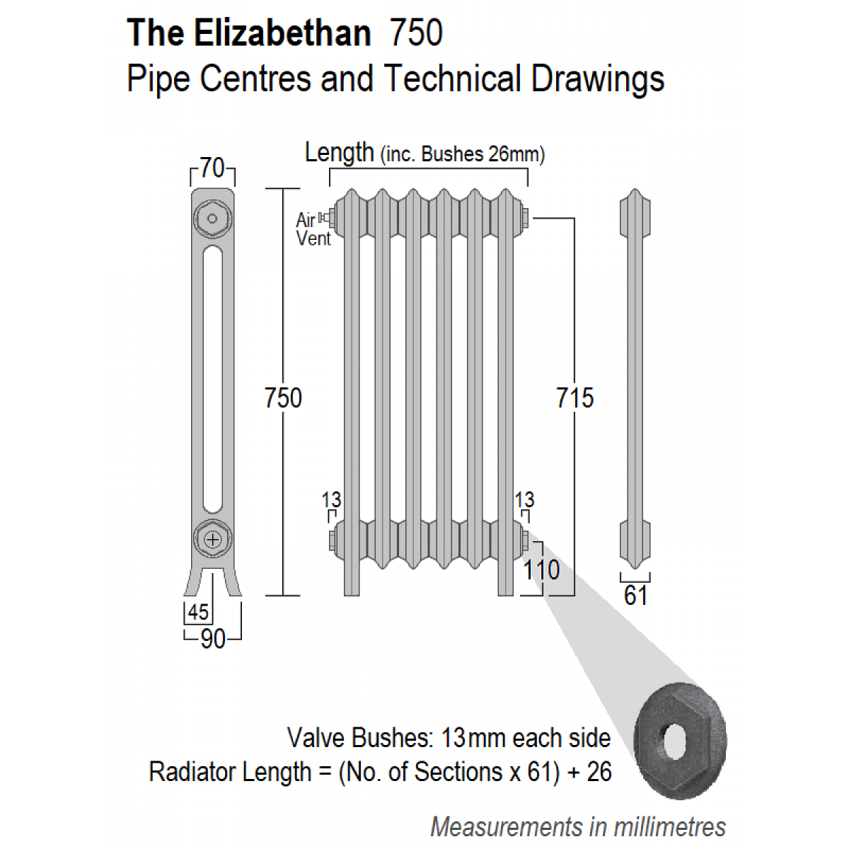 Elizabethan 750 x 941, 15 Sections