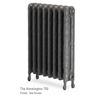 Kensington 750 Cast Iron Radiator - 5 Sections, 750 x 389mm