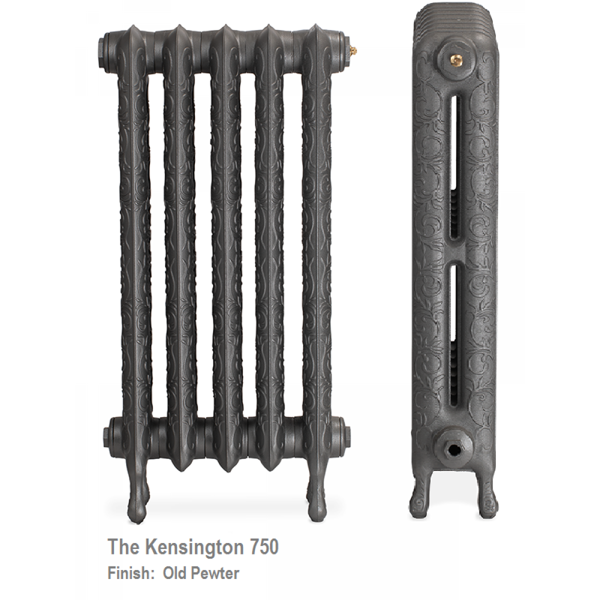 Kensington 750 Cast Iron Radiator - 36 Sections, 750 x 2590mm