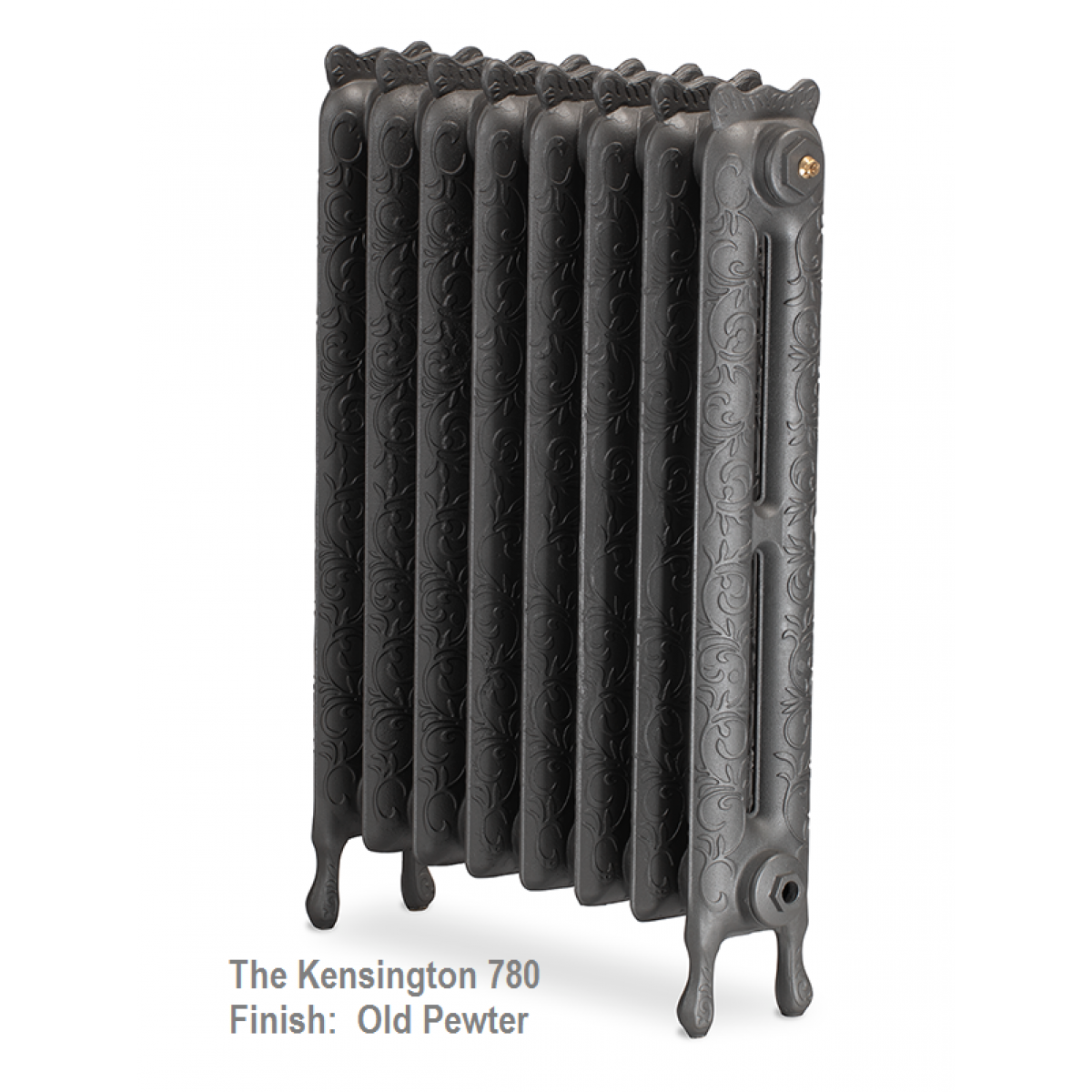 Kensington 780 Cast Iron Radiator - 40 Sections, 780 x 2874mm