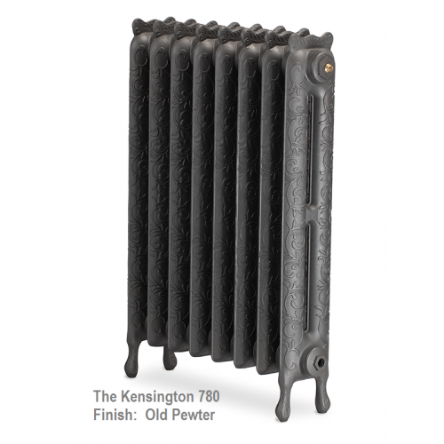 Kensington 780 Cast Iron Radiator - 10 Sections, 780 x 744mm - Kensington Cast Iron Radiator - 780mm High