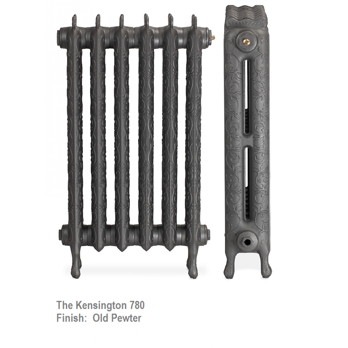Kensington 780 Cast Iron Radiator - 40 Sections, 780 x 2874mm
