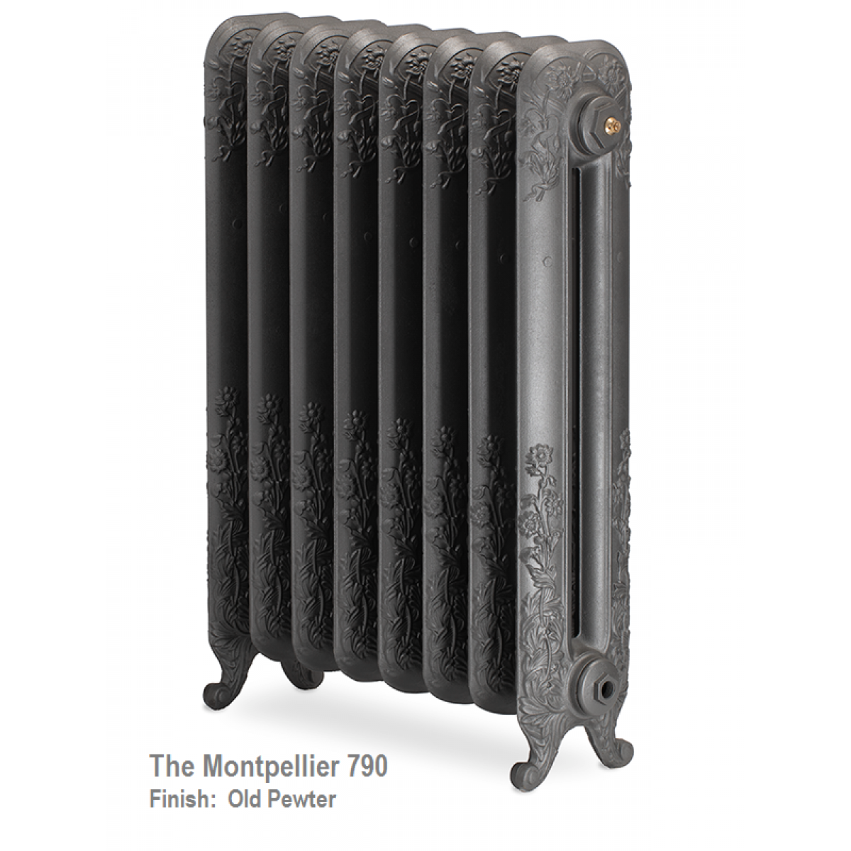 Montpellier 790 Cast Iron Radiator - 13 Sections, 790 x 957mm