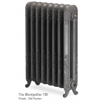 Montpellier 790 Cast Iron Radiator - 3 Sections, 790 x 247mm