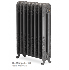 Montpellier 790 Cast Iron Radiator - 29 Sections, 790 x 2093mm