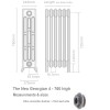 Neo Georgian 4-Column Cast Iron Radiator, 760 High, 25 Sections