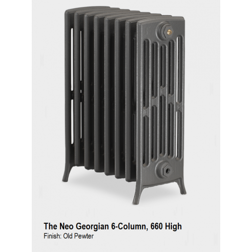 Neo Georgian 6-Column - 660mm High, 10 Sections - The Neo Georgian 6