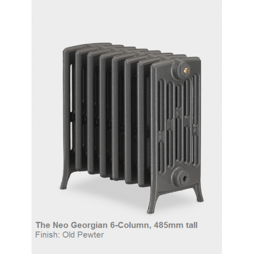 Neo Georgian 6-Column - 505mm High, 10 Sections - The Neo Georgian 6