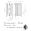 Neo Georgian 6-Column - 660mm High, 22 Sections
