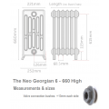 Neo Georgian 6-Column - 660mm High, 12 Sections