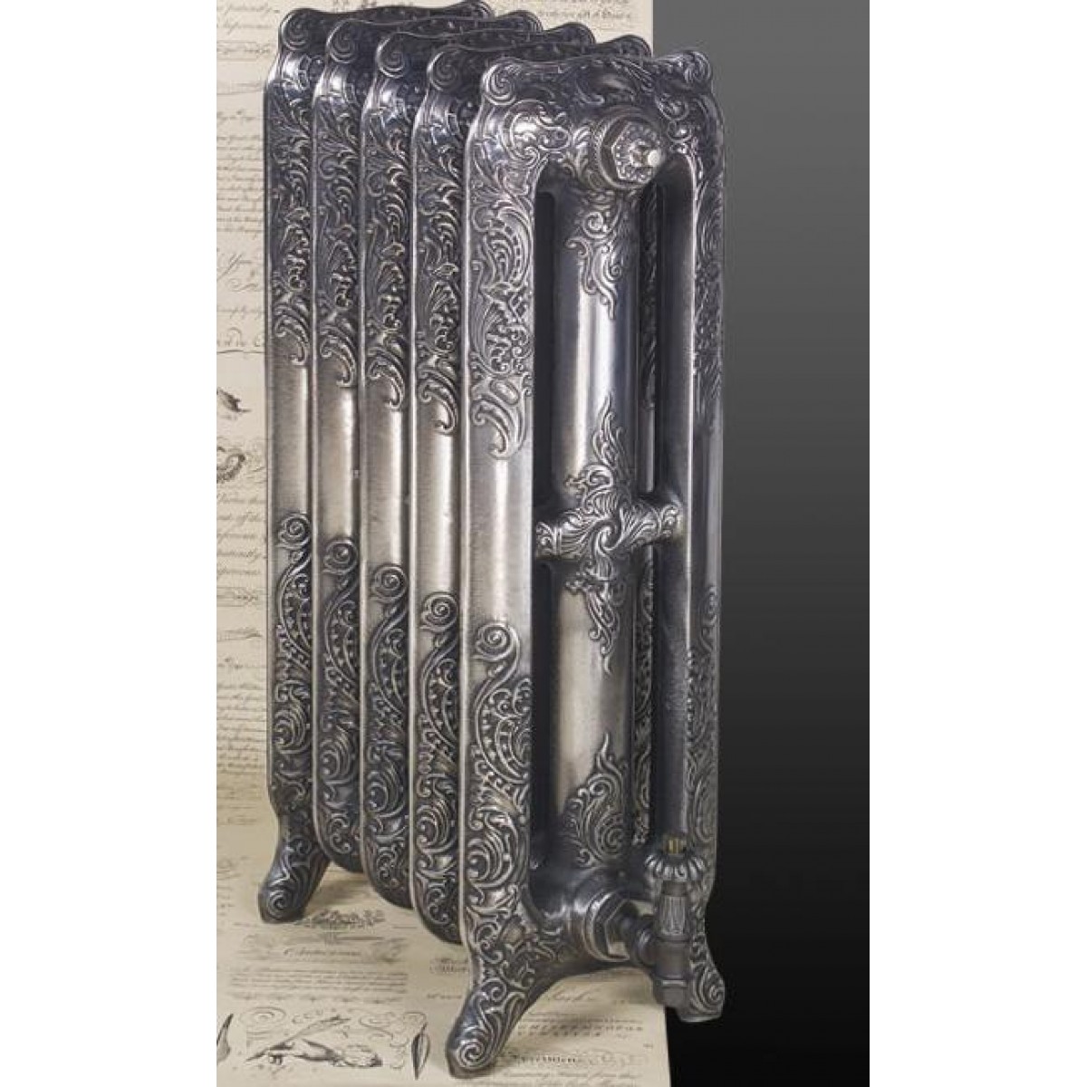 Oxford Cast Iron Radiator - 9 Section 765 x 744mm  OXFO-765-09