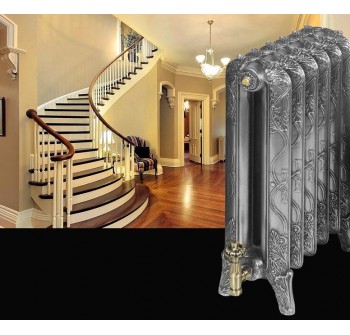 Piccadilly Cast Iron Radiator - 660mm High, 4 Section