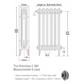 Victoriana 2 660 Cast Iron Radiator - 13 Section, 660H x 831mm Victoriana 2 660 Cast Iron Radiator - 13 Section, 660H x 831mm