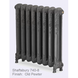 Shaftsbury Cast Iron Radiator 740mm High, 12 Sections