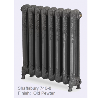 Shaftsbury Cast Iron Radiator 740mm High, 9 Sections