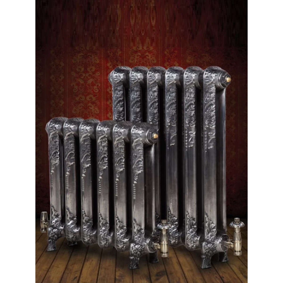 Shaftsbury Cast Iron Radiator 540mm High, 17 Sections