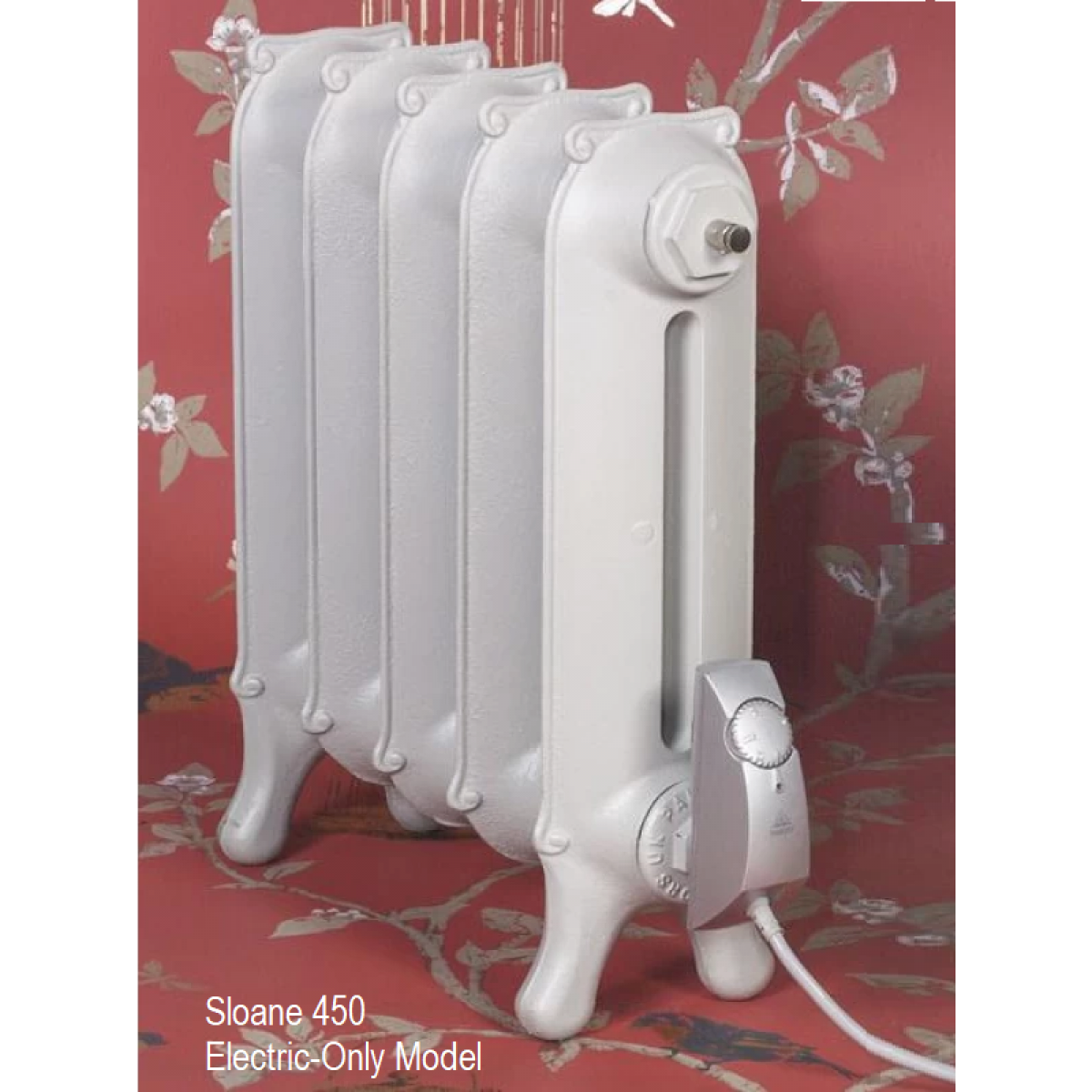 Sloane Cast Iron Radiator - 450mm High, 4 Section
