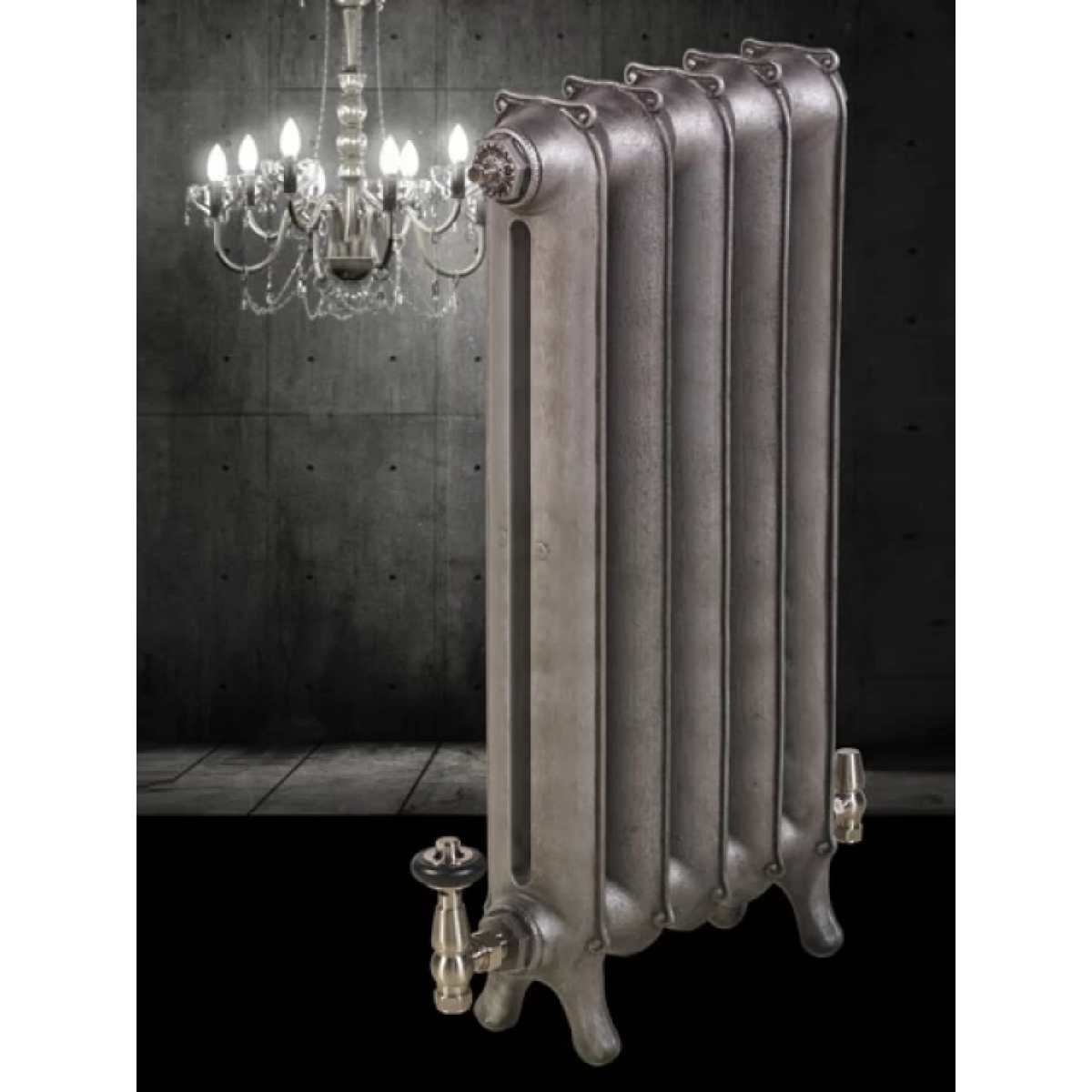 Sloane Cast Iron Radiator - 750mm High, 3 Section