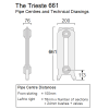 Trieste 2 Column Cast Iron Radiator, 661mm High - 10 Sections