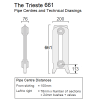 Trieste 2 Column Cast Iron Radiator, 661mm High - 7 Sections