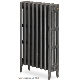 Victoriana 4 760 Cast Iron Radiator - 3 Section, 760H x 217mm