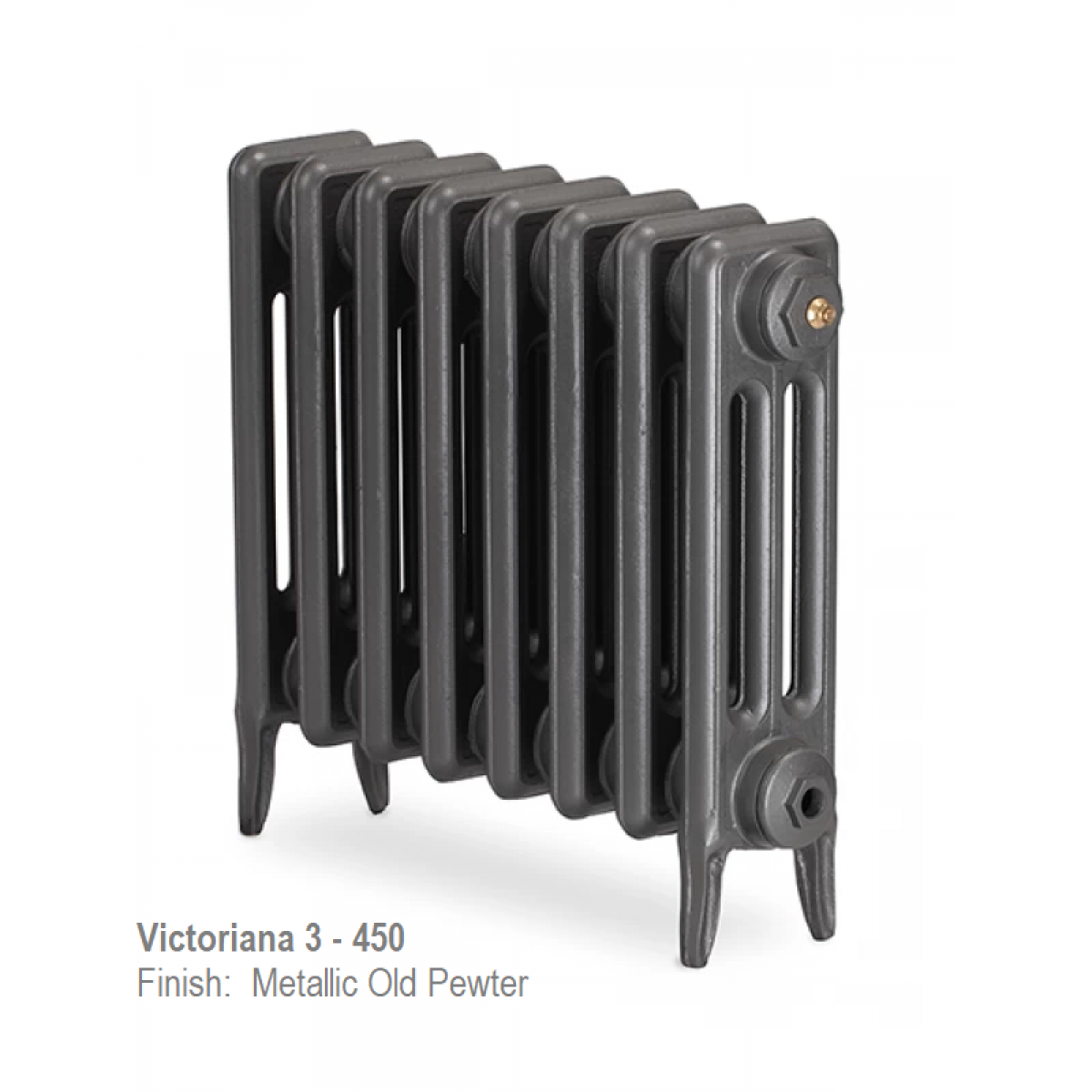 Victoriana 3 Cast Iron Radiator - 21 Section, 450H x 1298mm