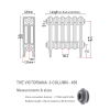 Victoriana 3 Cast Iron Radiator - 21 Section, 450H x 1298mm