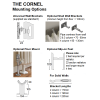 Cornel 2 Column 600 x 836mm (18 Sections) Lacquer