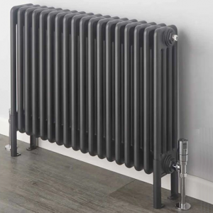 Cornel 4-Column Textured Anthracite Column Radiators radiators
