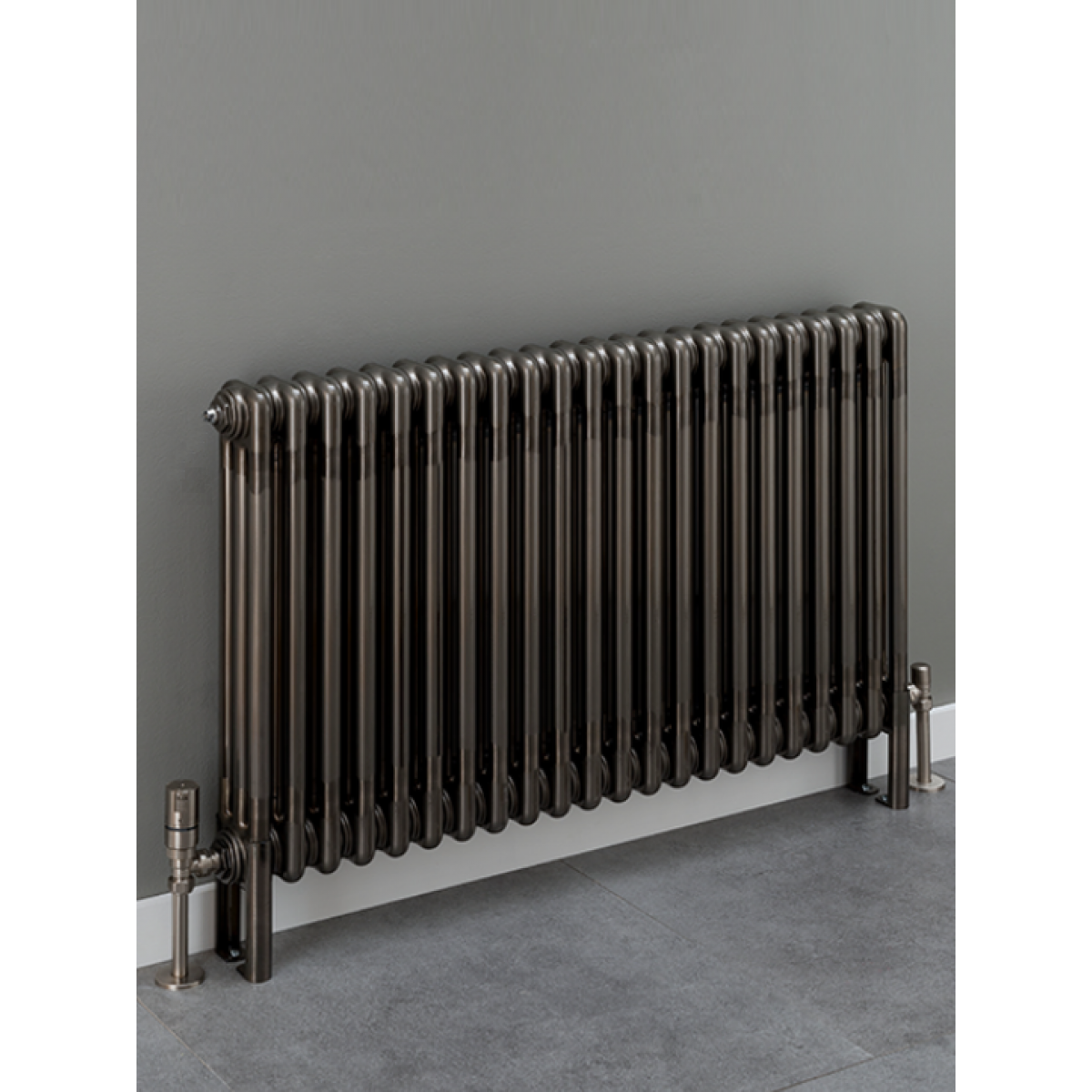  Classic 3 Column 500 x 1239mm (27 Sections) Lacquered Bare Metal