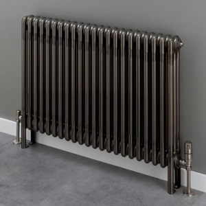 Cornel 3-Column Bare Metal Lacquer radiators