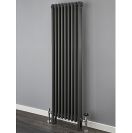  Classic 3 Column 500 x 1014mm (22 Sections) Textured Anthracite