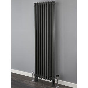 3-Column Textured Anthracite Classic Radiators radiators