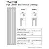 Oval MTO Single Vertical 700 x 840