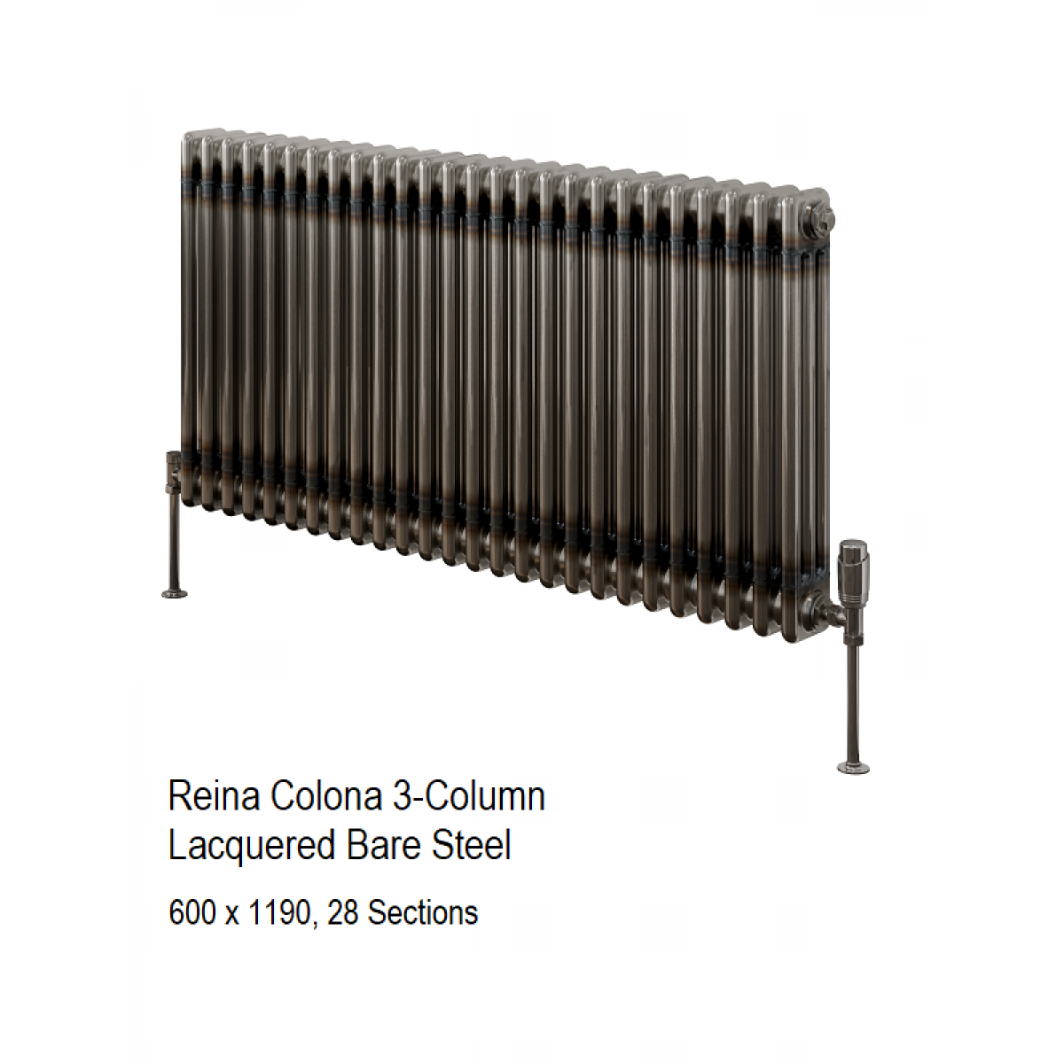 Colona 2-Column Radiator 600 x 1190, Laquered